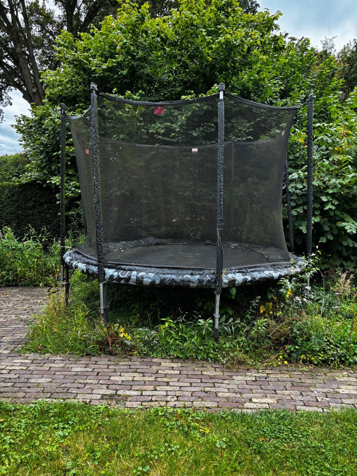 Gratis gebruikte BERG trampoline 320cm, Kinderen en Baby's, Speelgoed | Buiten | Trampolines, Ophalen, Gebruikt