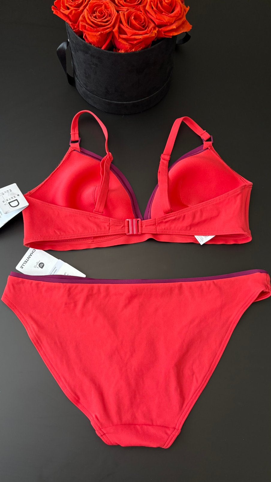 Chantelle Bikini Set 80D/M - Nieuw, Kleding | Dames, Badmode en Zwemkleding, Verzenden, Nieuw, Rood, Bikini