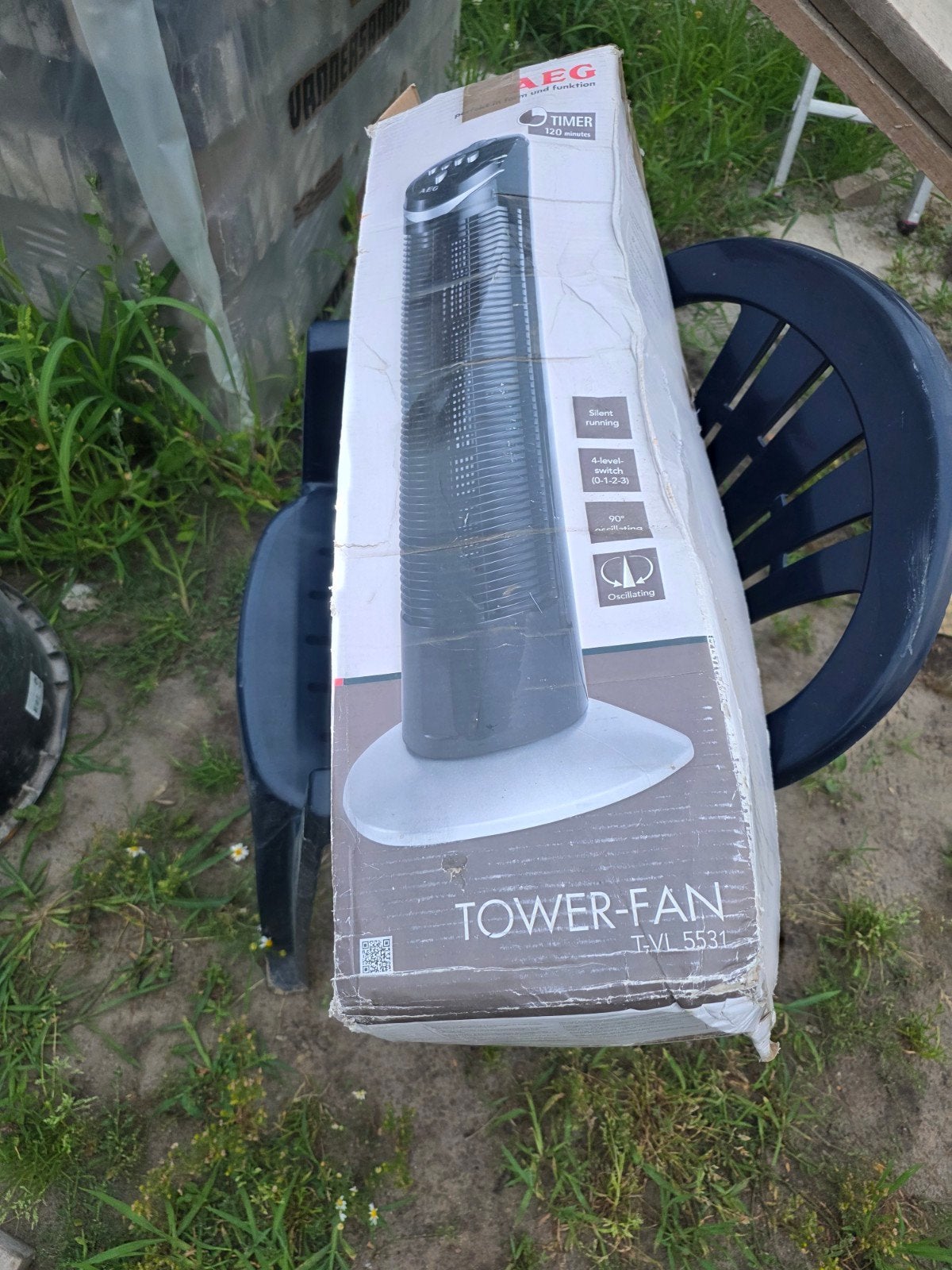 AEG Torenventilator TVL 5531 - Nieuw in doos, Witgoed en Apparatuur, Ventilatoren, Ophalen, Nieuw, Torenventilator