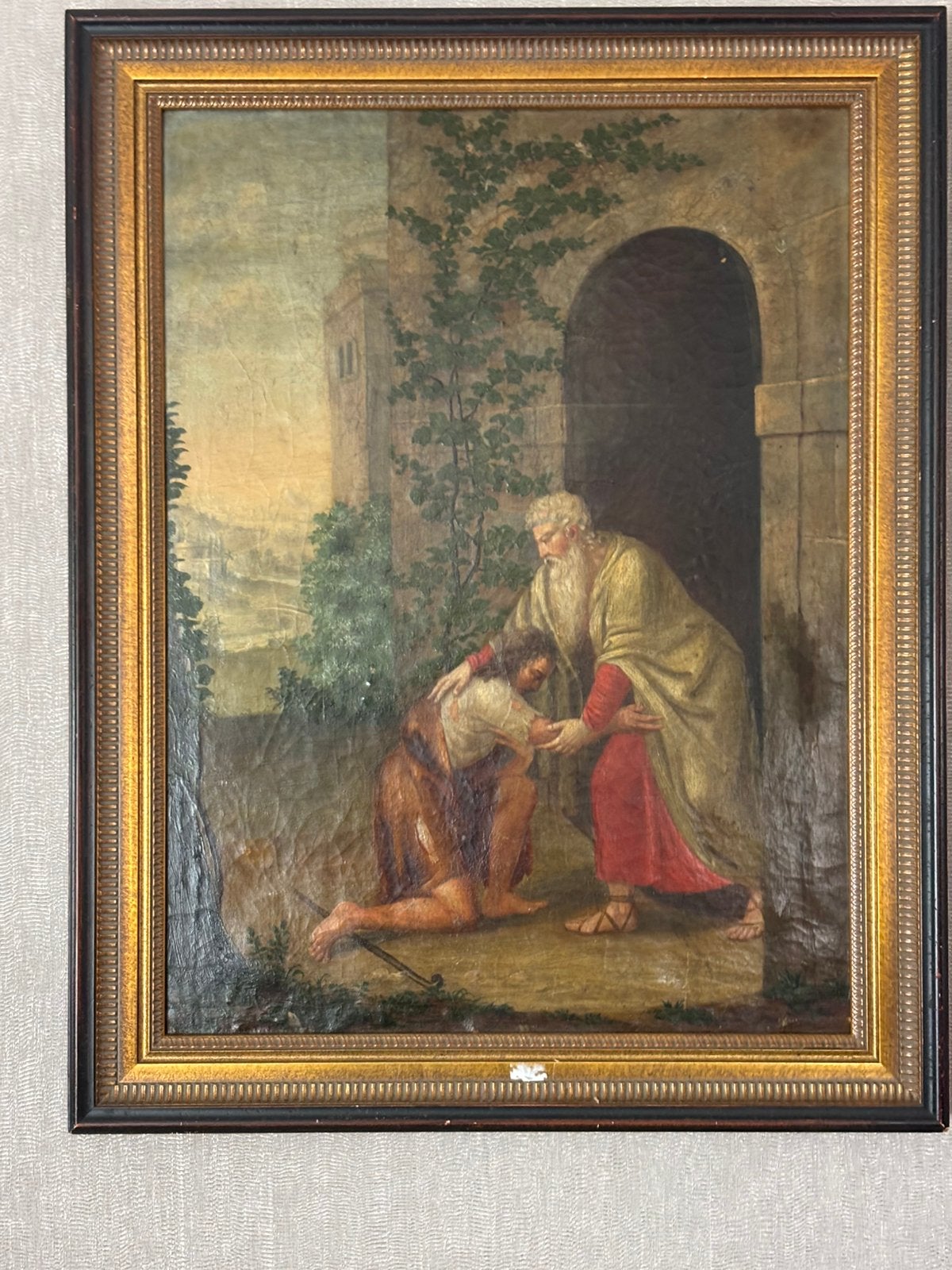 Zeer mooi religieus schilderij Bieden !!!!!, Ophalen