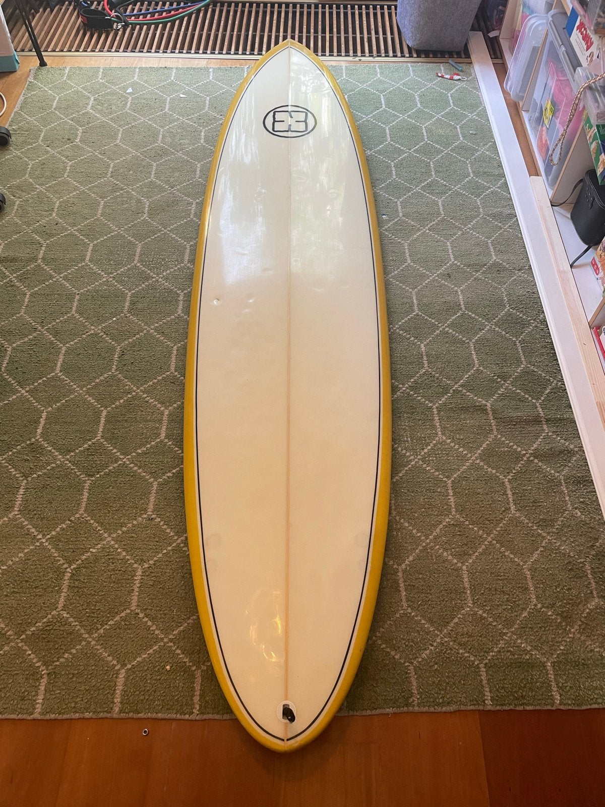 Surfboard Blue 7’6”, Ophalen, Gebruikt, Funboard, Met vinnen