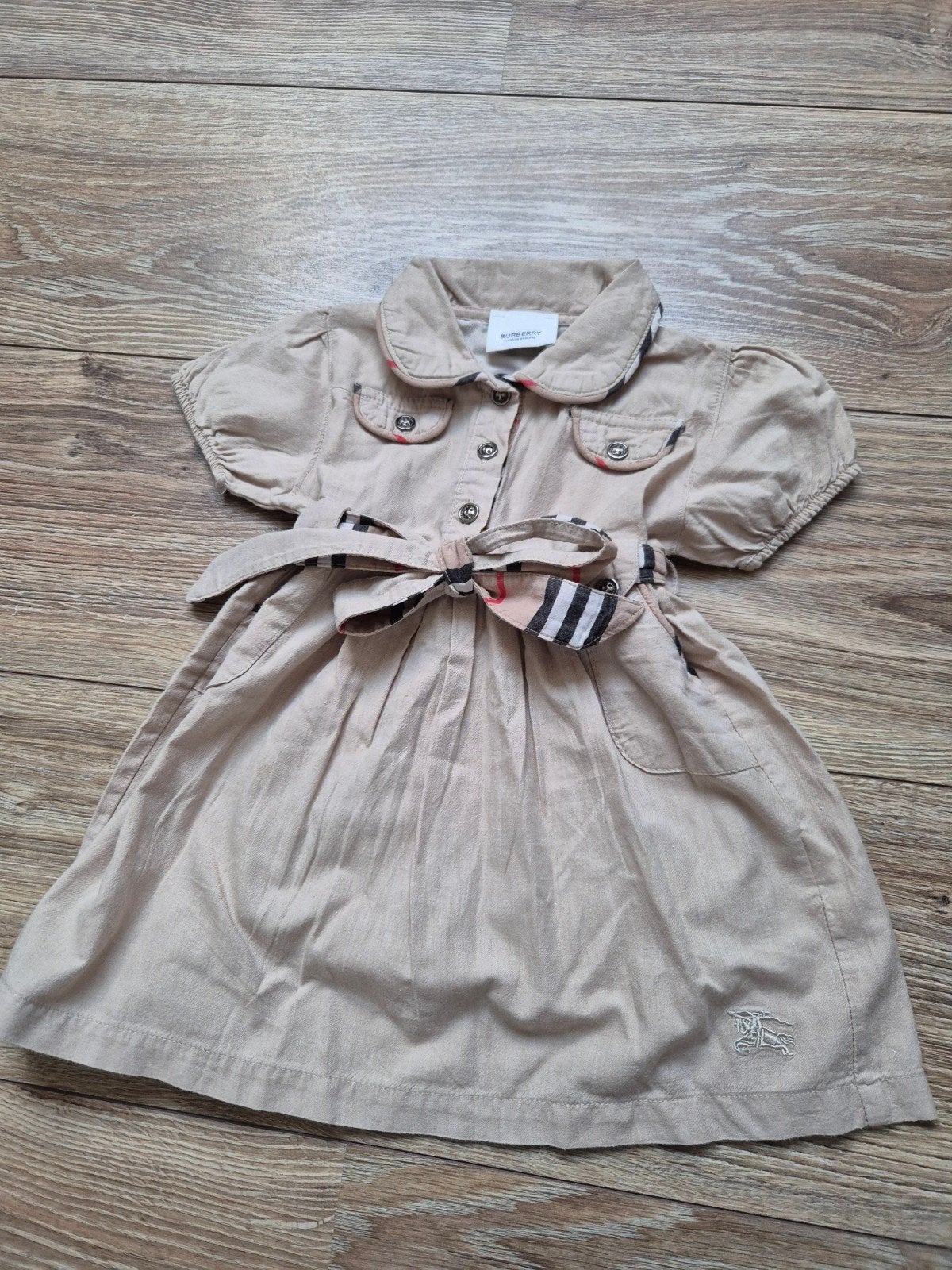 Burberry jurkje maat 92, Meisje, Ophalen of Verzenden, Zo goed als nieuw, Jurk of Rok