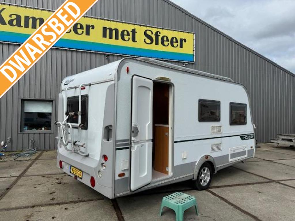 Knaus Eifelland Holiday 420QD 2008 voortent en fietsendrager, Niet ingevuld, Bedrijf, Eifelland, 4 tot 5 meter
