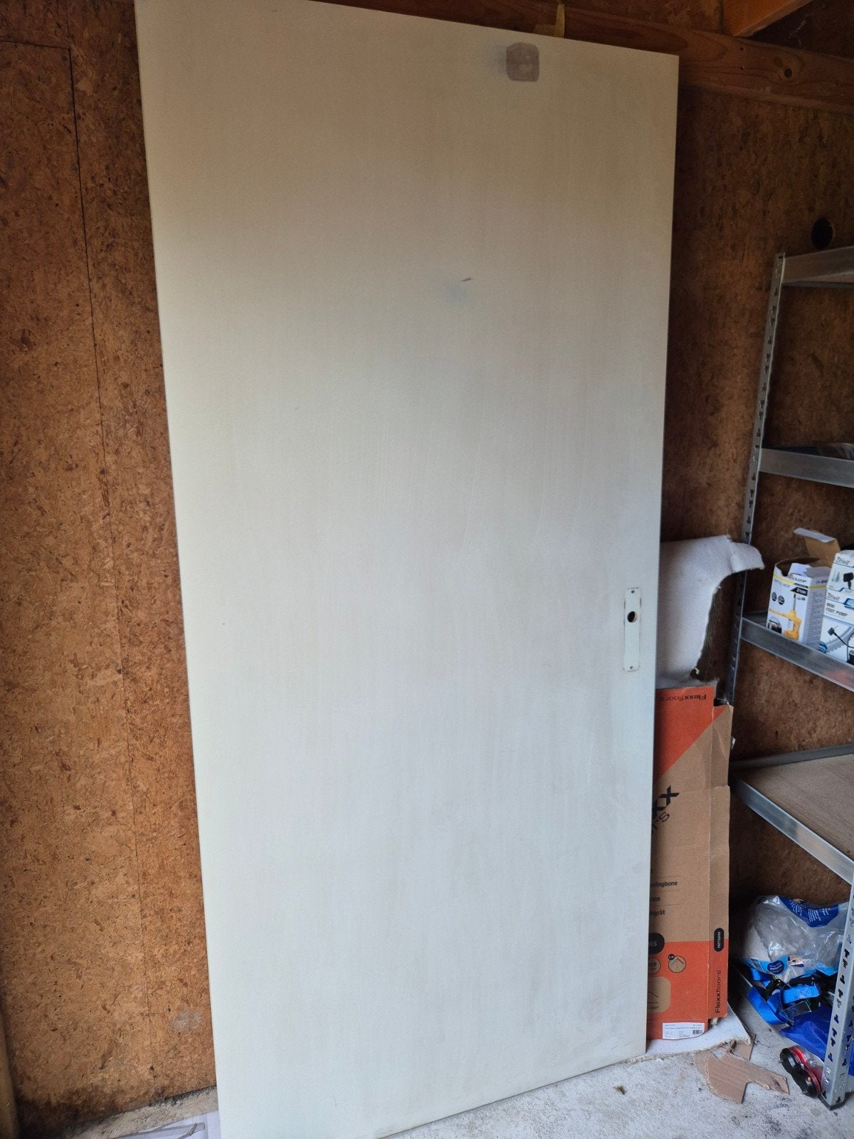 Opdek branddeur linksdraaiend 211 x 93, Gebruikt, 80 tot 100 cm, Binnendeur, Ophalen of Verzenden
