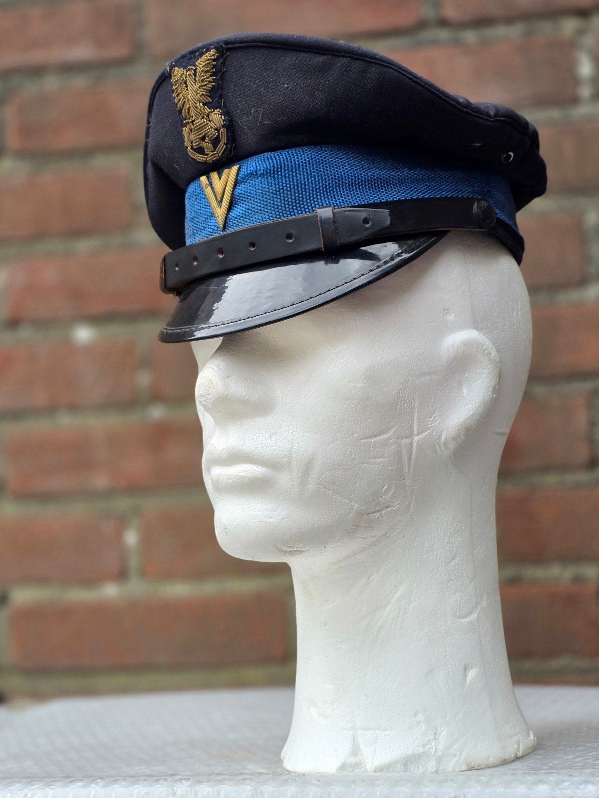 brandweer uniformpet Polen, Ophalen of Verzenden, Zo goed als nieuw, One size fits all