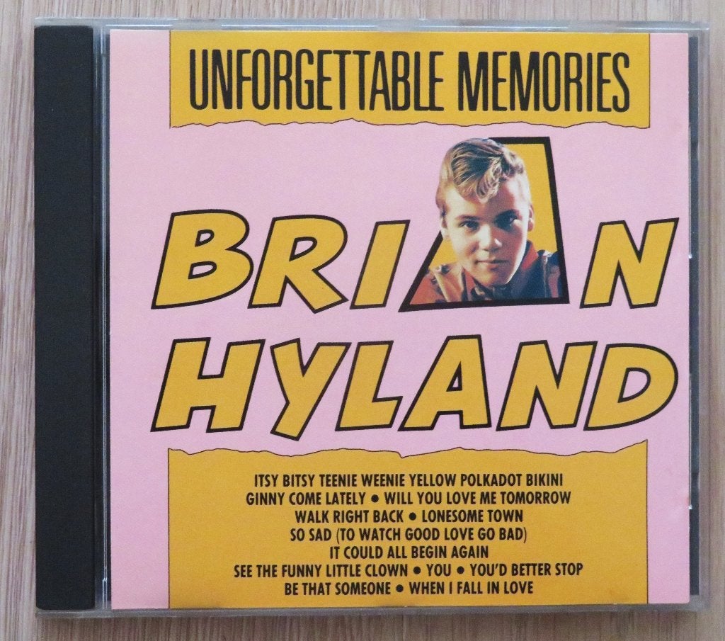 CD Brian Hyland: Unforgettable Memories, Ophalen of Verzenden