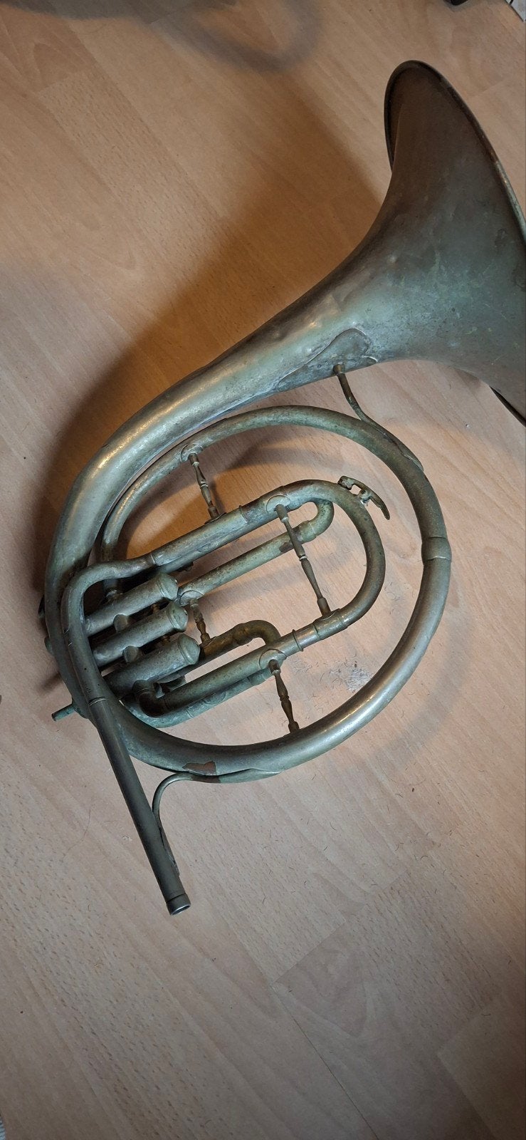 Mellofoon blaasinstrument, Muziek en Instrumenten, Ophalen of Verzenden, Gebruikt