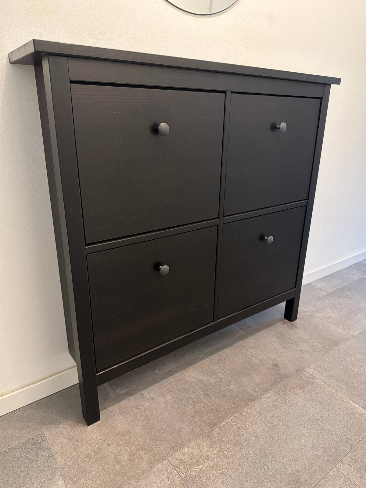 Ikea schoenenkast zwart, Ophalen, Gebruikt