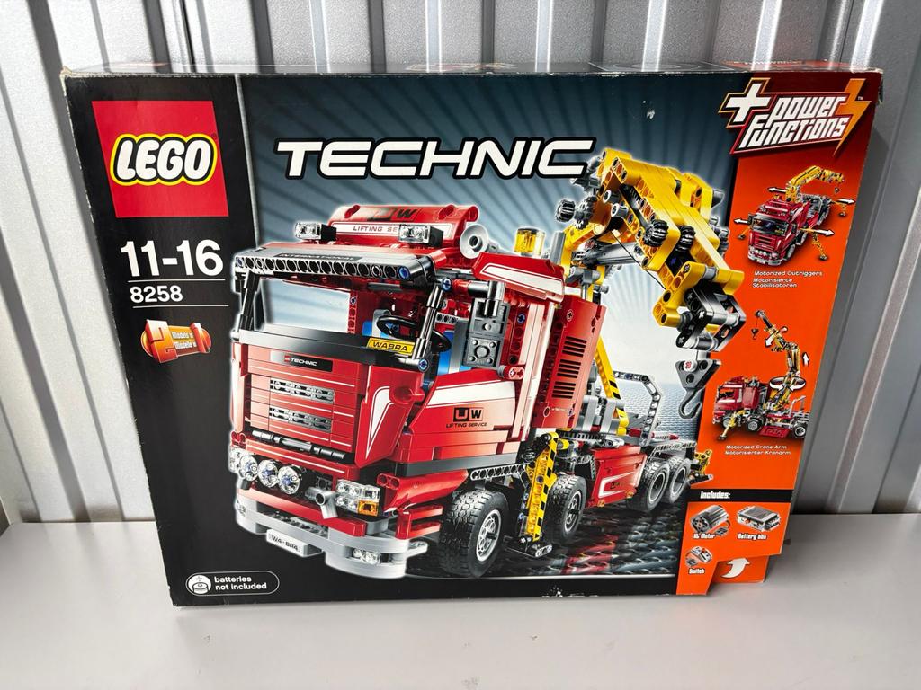 Lego Technic 8258 Mobile Crane zgan, Compleet, Lego, Ophalen of Verzenden, Zo goed als nieuw
