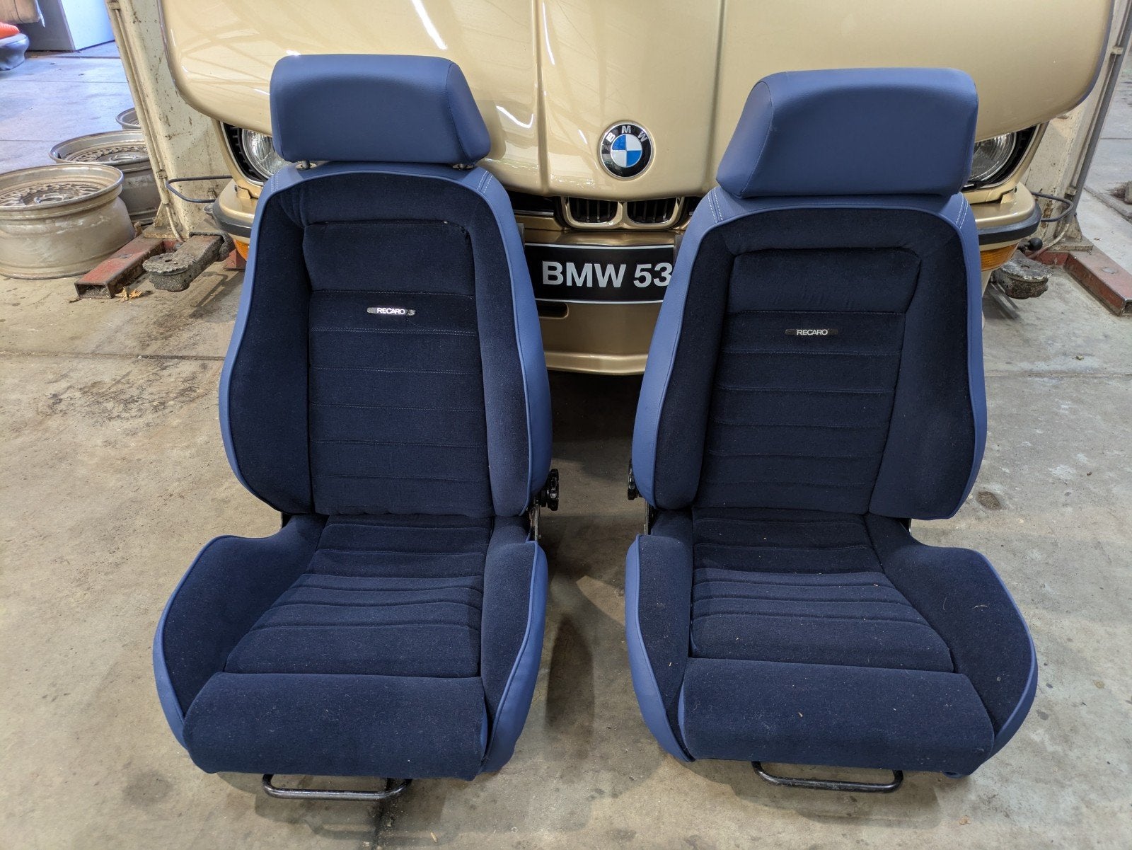 Recaro IS LS stoelen blauw stof nieuw bekleed, Ophalen, Nieuw