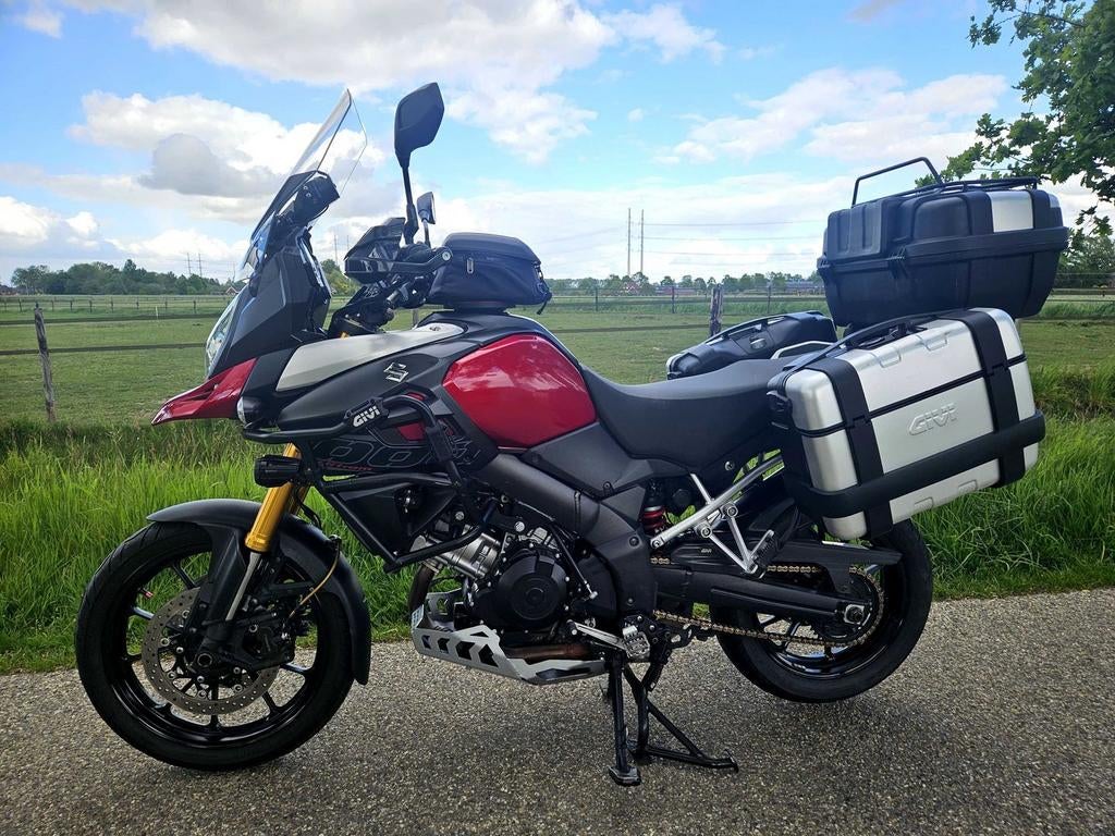SUZUKI V-STROM DL 1000 2015 ABS TC KOFFERS DAGRIJLAMPEN, Motorrijbewijs A, Bedrijf, Onbekend, Meer dan 35 kW