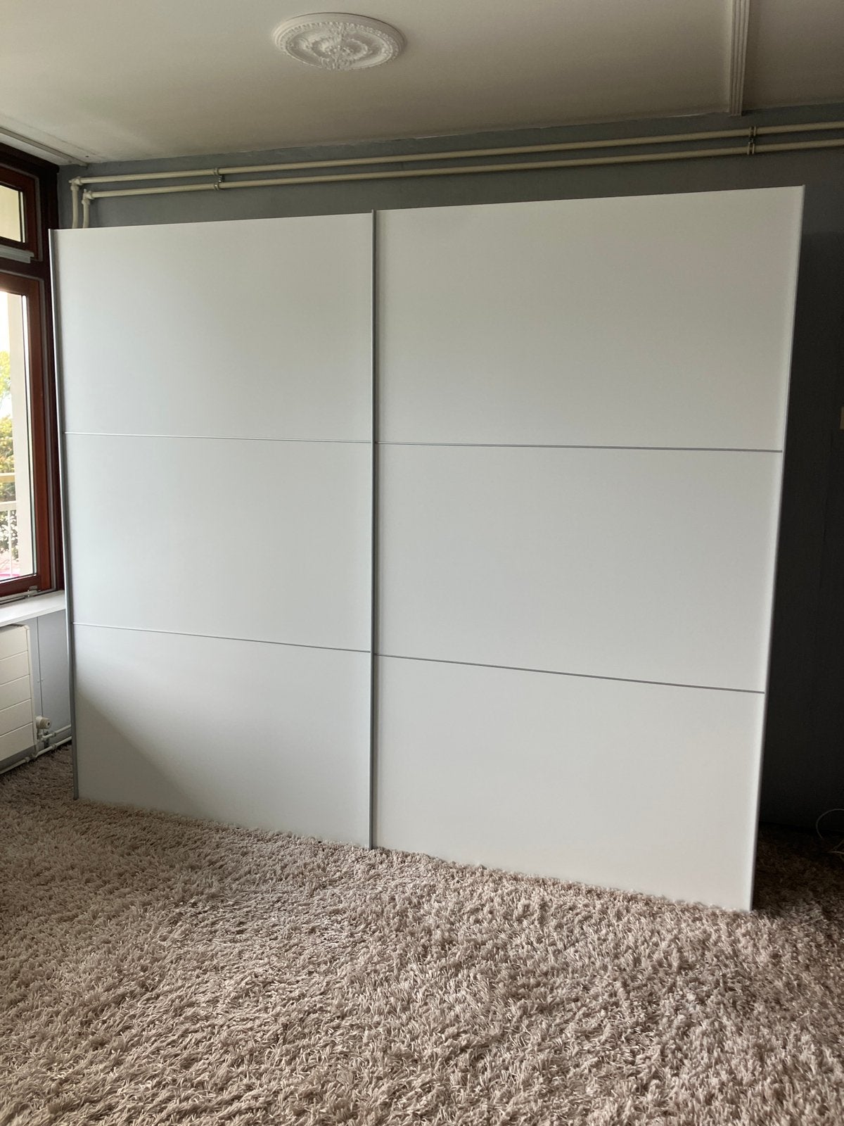 Schitterende kledingkast met 2 schuifdeuren, Ophalen, Zo goed als nieuw, 50 tot 75 cm, 200 cm of meer
