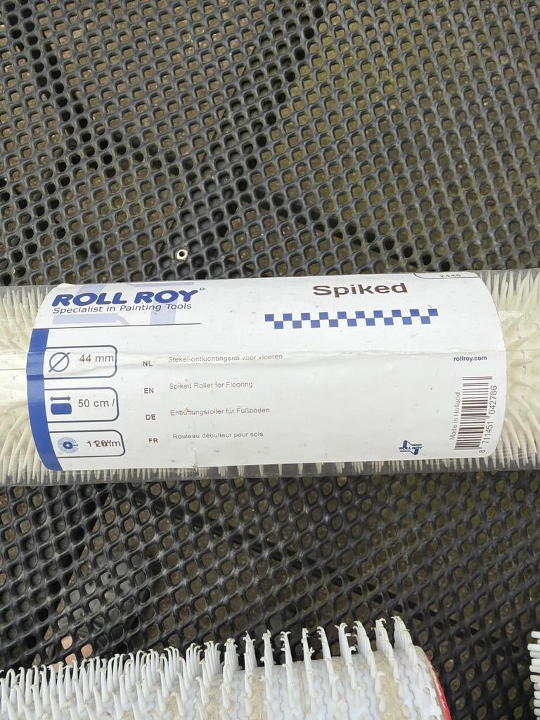 Prikroller ontluchtingsrol voor vloeren, Ophalen, Gebruikt