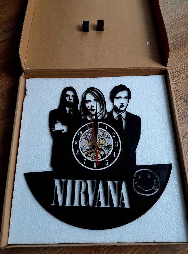 Nirvana Vinyl Klok, Cd's en Dvd's, Vinyl | Rock, Ophalen of Verzenden, Nieuw in verpakking, 12 inch, Poprock