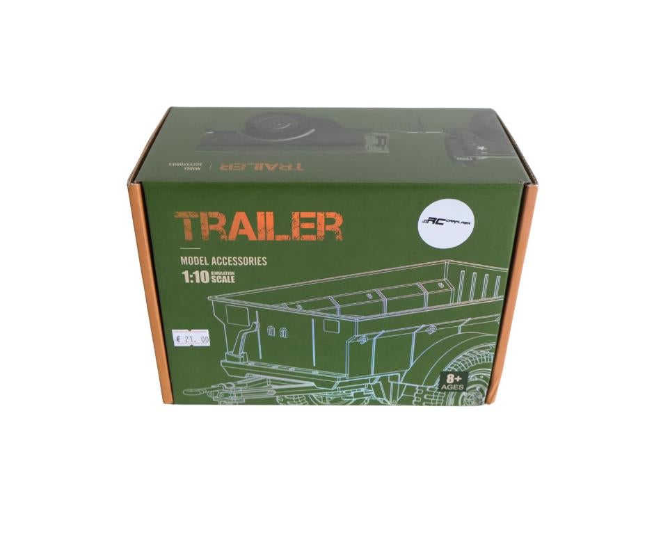 E-ZEE RC WILLYS JEEP TRAILER, Ophalen of Verzenden, Nieuw, Overige schalen, Onderdeel