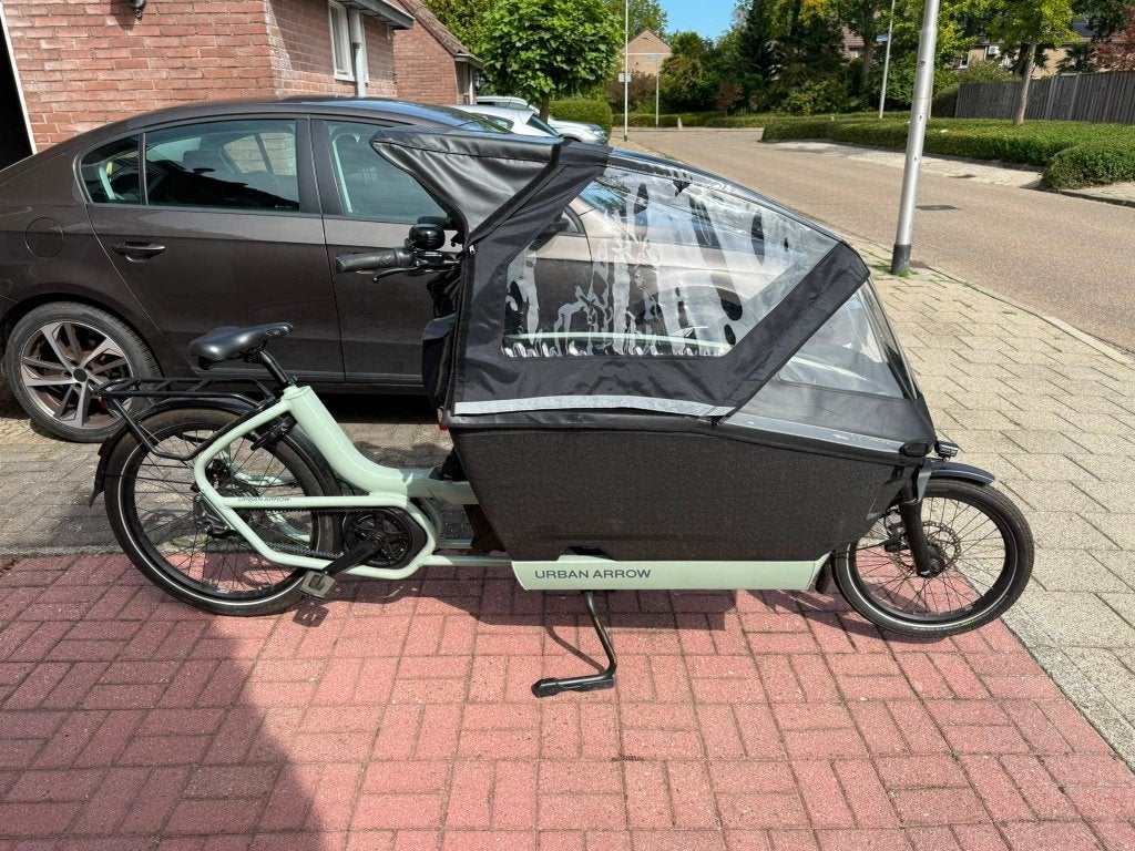 Urban Arrow FamilyNext Advanced 2025 | 800Wh | compleet, Gebruikt, Huif, 2 kinderen, Schijfrem