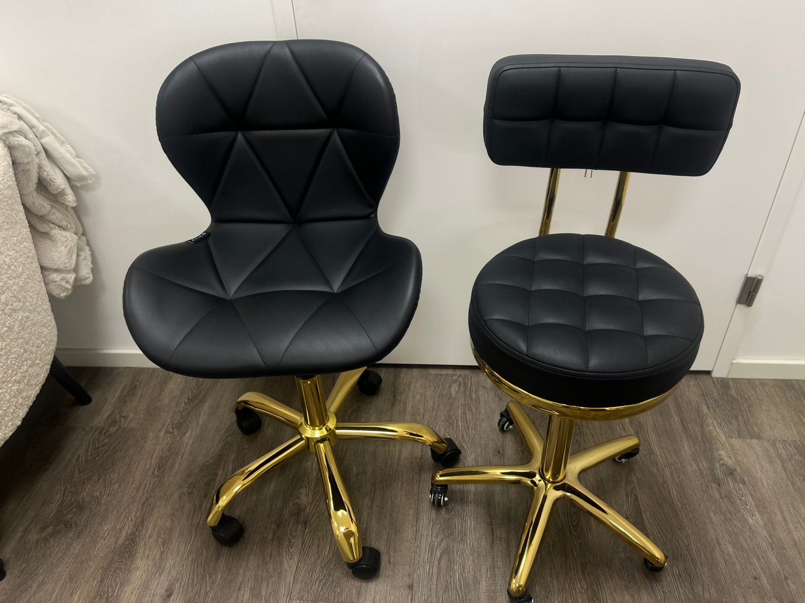 NIEUW 2 bureau stoelen, Ophalen, Nieuw, Zwart, Bureaustoel