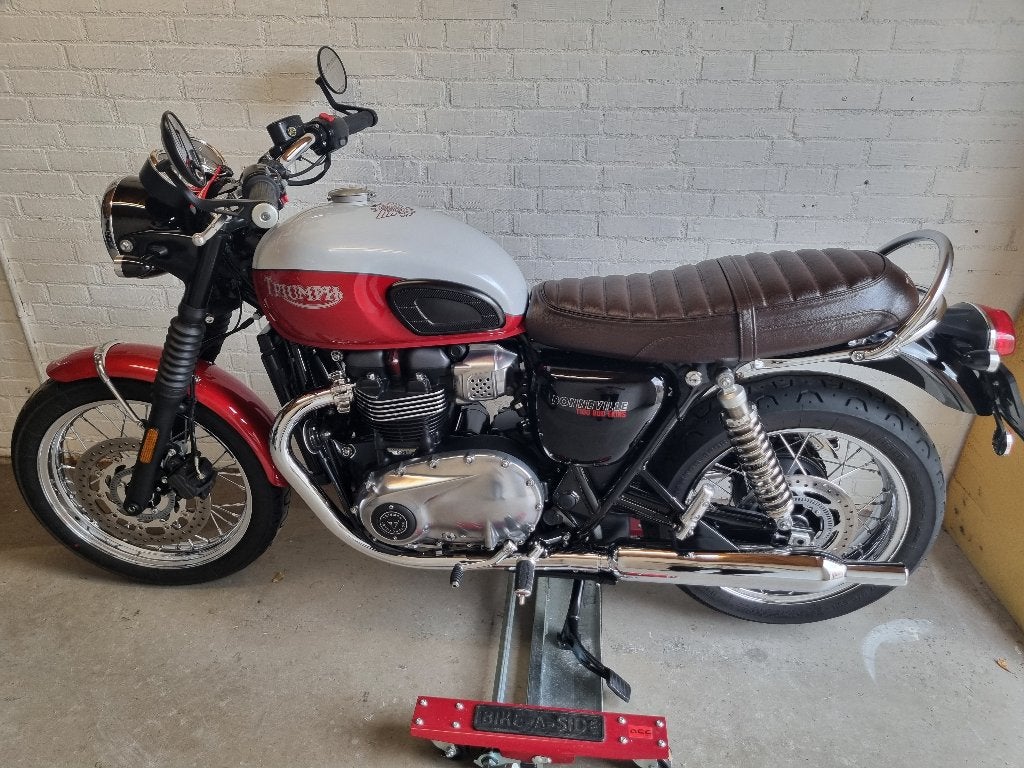 Triumph Bonneville T100 BUD EKINS, Motoren, 2 cilinders, Motorrijbewijs A, Gebruikt, 900 cc
