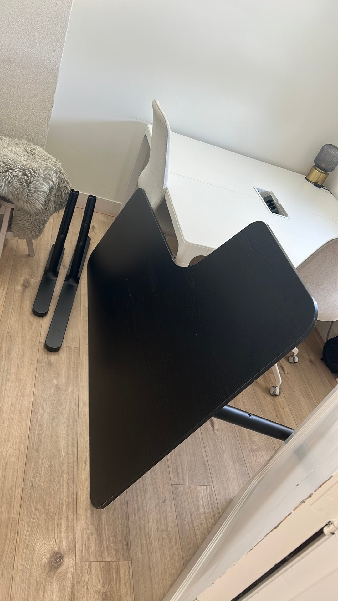 Ikea Bekant bureau - Zwart zoals op de foto, Ophalen, Zo goed als nieuw