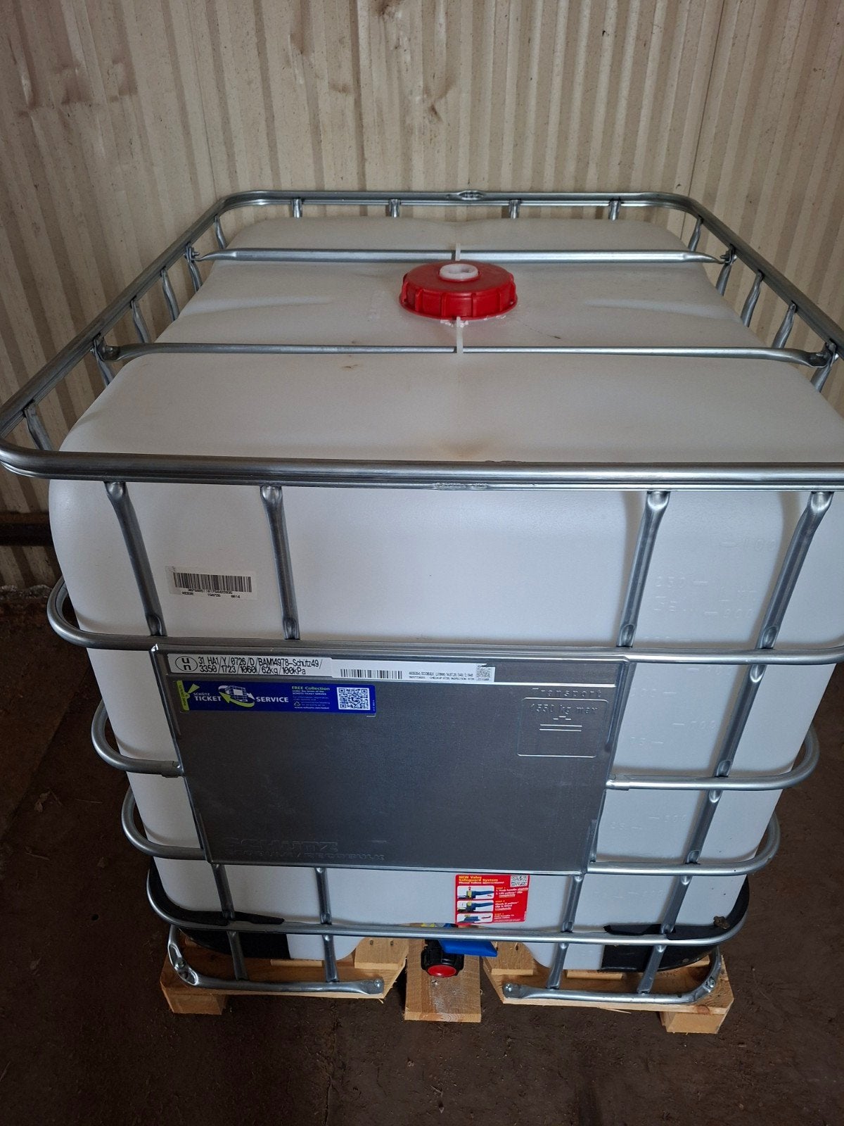 ibc 1000 liter, Ophalen, Zo goed als nieuw