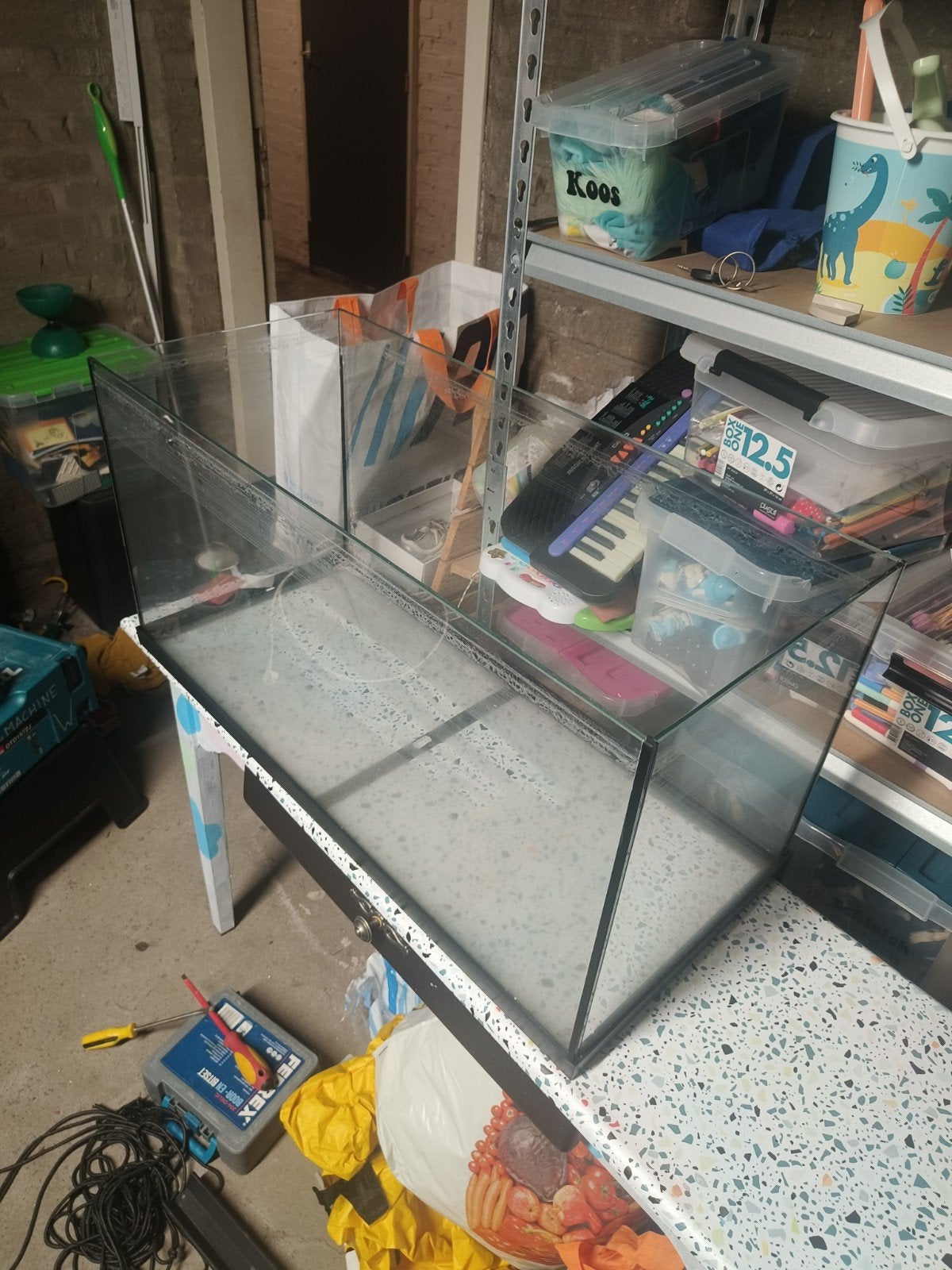 Aquarium bak los, Dieren en Toebehoren, Ophalen, Gebruikt, Leeg aquarium