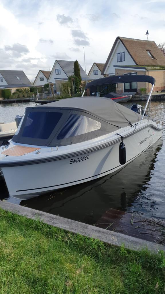 Prachtige corsiva 605 new age, Ophalen, 6 meter of meer, Zo goed als nieuw, Buitenboordmotor