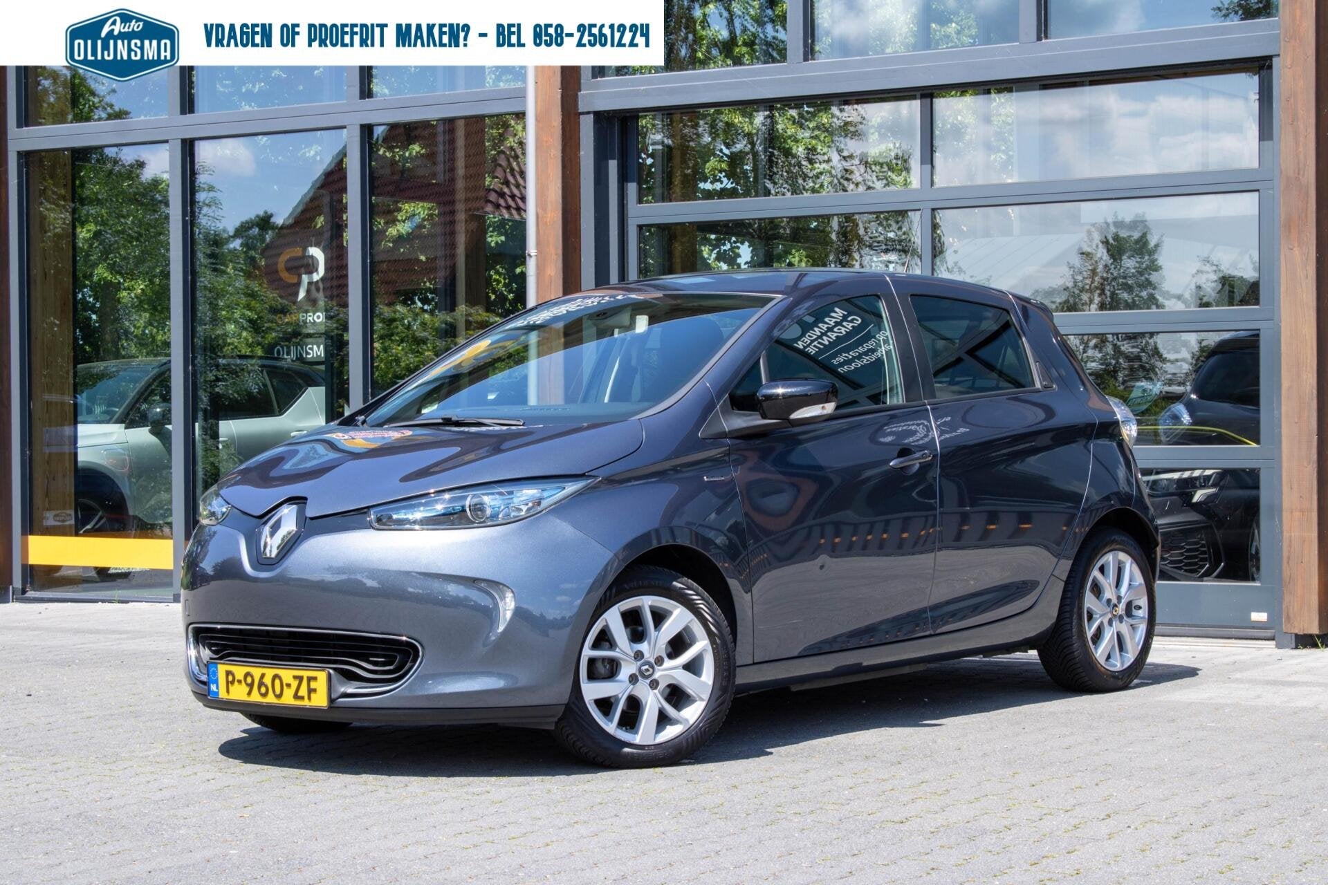 Renault Zoe R110 Limited 41 kWh (ex Accu)|Stoelverwarming|Ca, Stof, 300 km, 41 kWh, ZOE