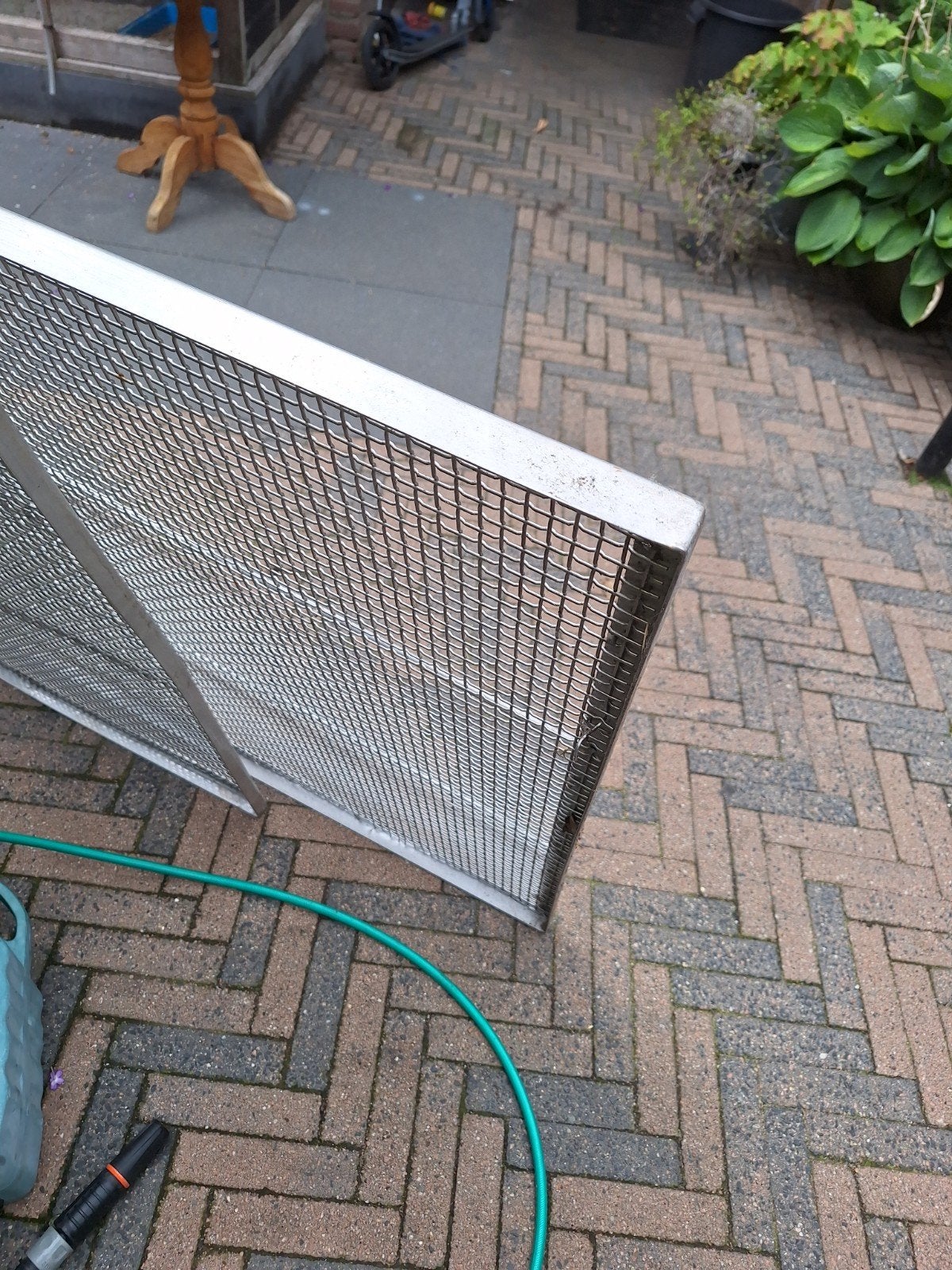 rvs roosters 95 x 100 maaswijdte 14 mm, Ophalen, Zo goed als nieuw, Overige materialen