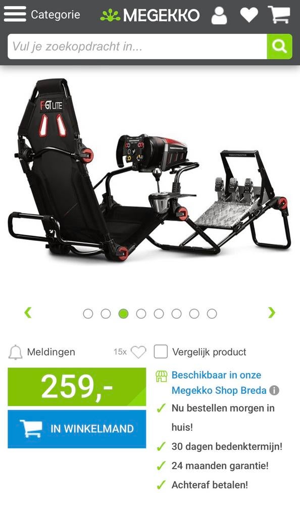 Next Level Racing F-GT LITE Foldable Racing Seat, Spelcomputers en Games, Spelcomputers | Overige Accessoires, Ophalen, Racestoel