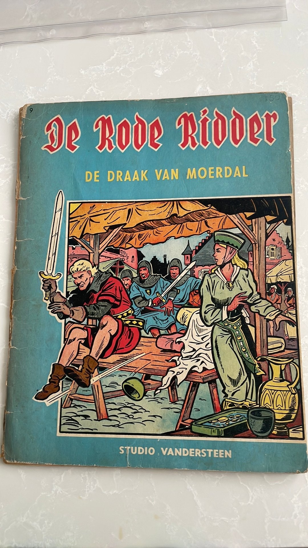Stripboek De Rode Ridder- De draak van Moerdal ( nummer 9), Eén comic, Ophalen of Verzenden, Gelezen, Europa