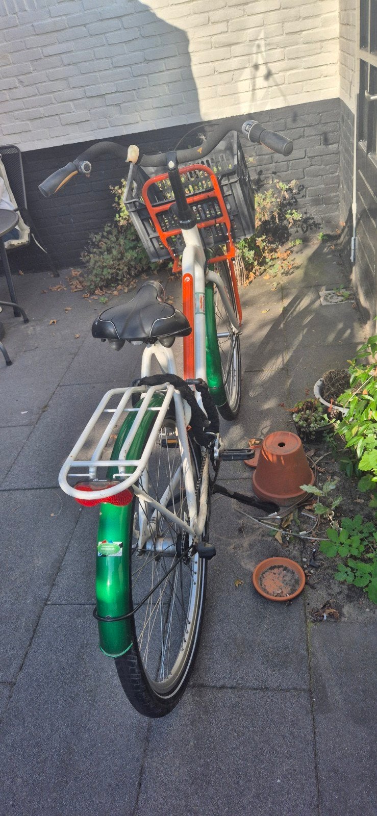 Batavus stadsfiets met insteekslot en 3 versnellingen, Ophalen, Terugtraprem, Versnellingen, Batavus