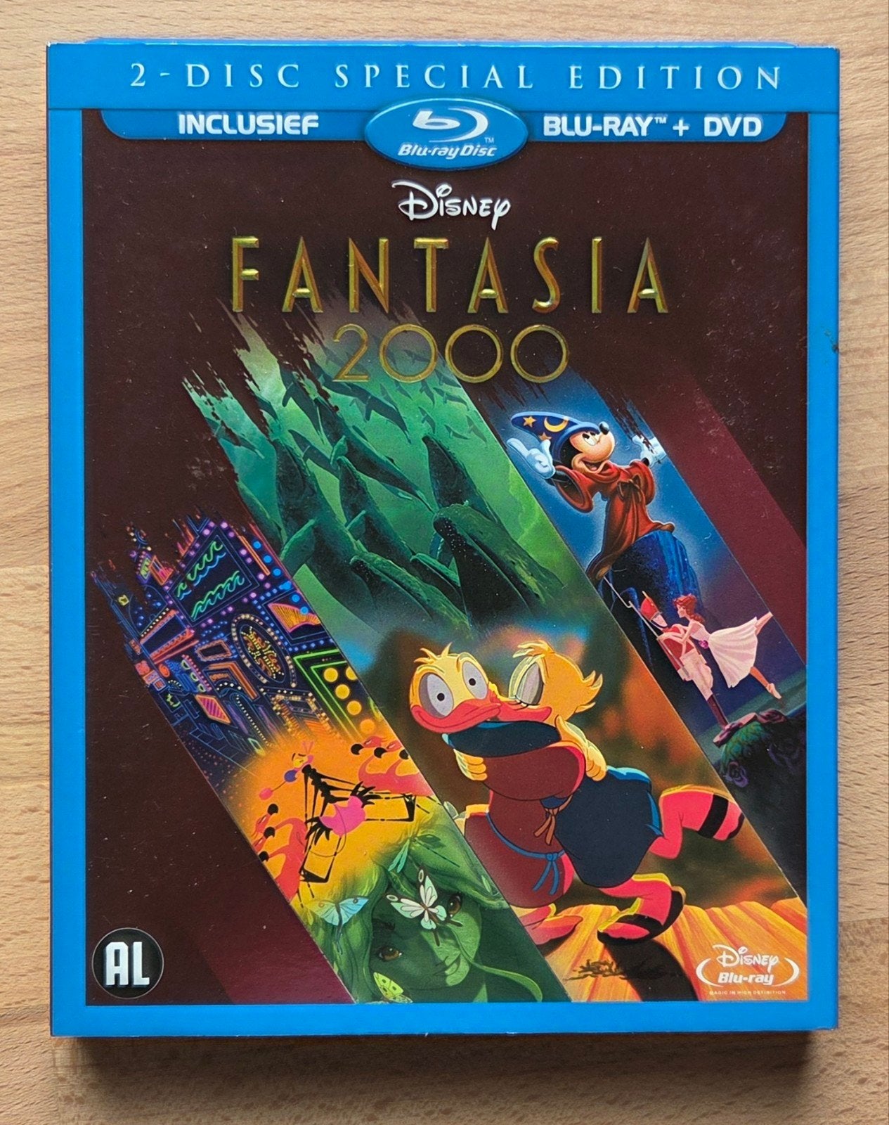 Disney Fantasia 2000 - 2-Disc Special Edition Blu-ray + DVD, Ophalen of Verzenden, Zo goed als nieuw