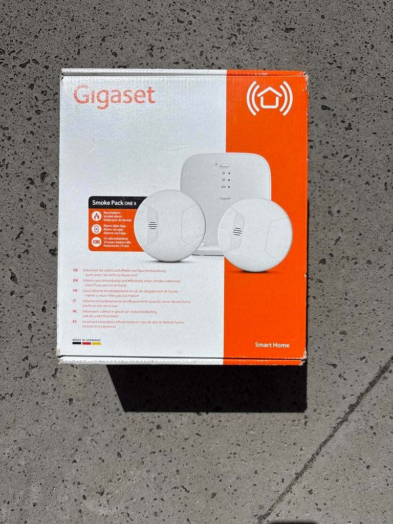 Gigaset Smoke Pack One X - Nieuwe Rookmelderset, Nieuw, Ophalen of Verzenden, Compleet systeem, Rook