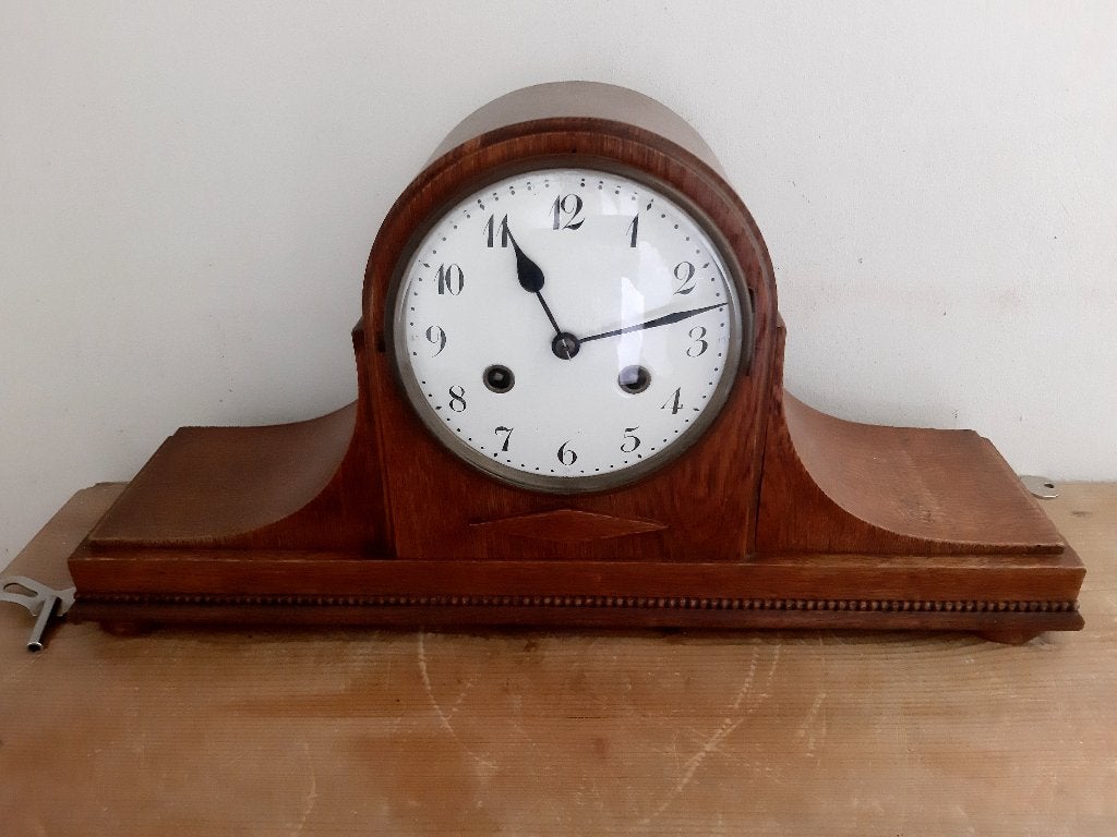 Jaren 50 pendule, Antiek en Kunst, Antiek | Klokken, Ophalen of Verzenden