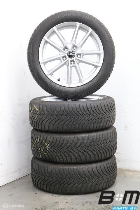 Set 17 inch velgen + winterbanden VW Passat B8 Borbet, Gebruikt, Banden en Velgen, 17 inch, Personenwagen