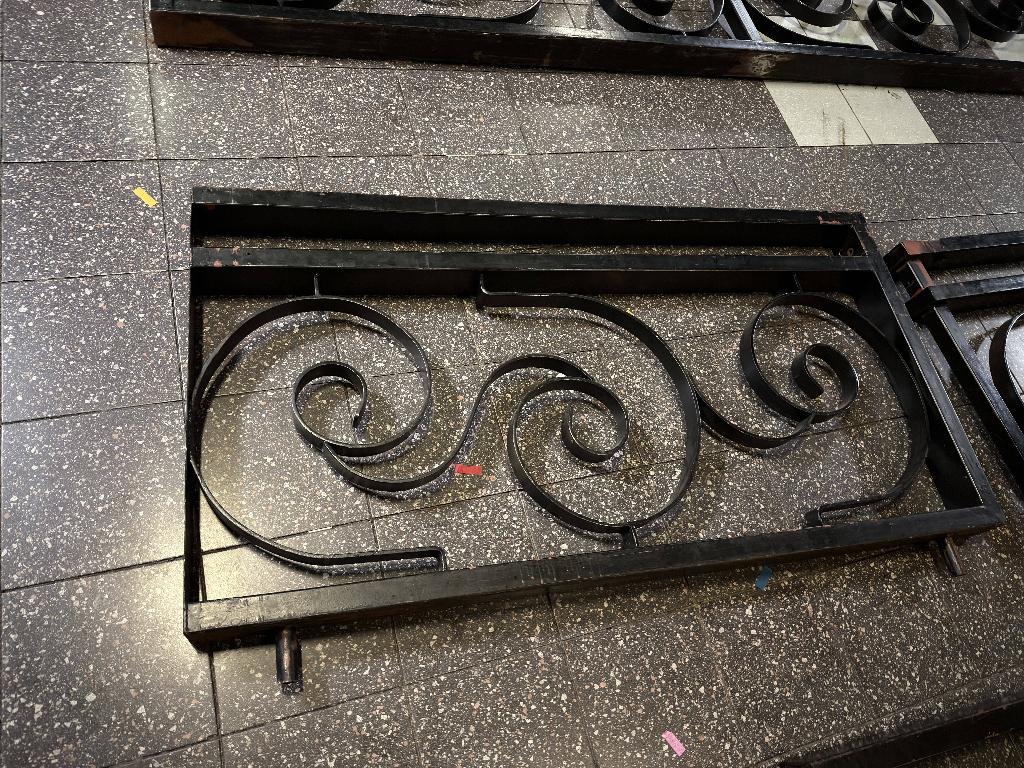 Gietijzeren sierhekken / balustrade delen | super stevig, Tuin en Terras, Tuinhekken en Hekwerk, Ophalen, Gebruikt, IJzer, Sierhekwerk
