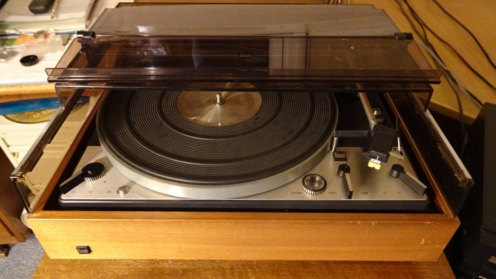 Dual 1229 Platenspeler - Vintage Hifi, Ophalen, Gebruikt, Pitch-regelaar, Platenspeler