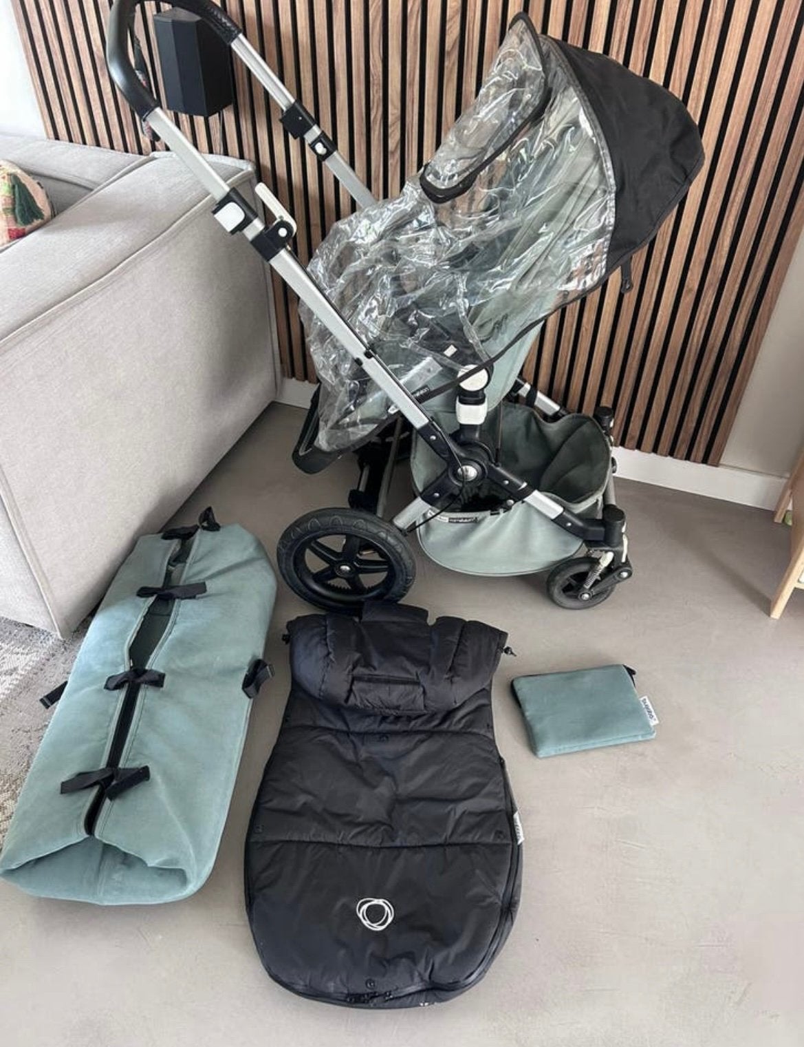 Bugaboo cameleon 3 reiswieg regenhoes kinderwagen, Ophalen, Gebruikt, Regenhoes