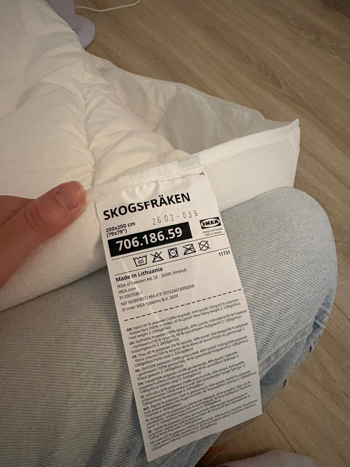4 seizoenen dekbed ikea, Ophalen, Wit, Tweepersoons, Deken of Dekbed