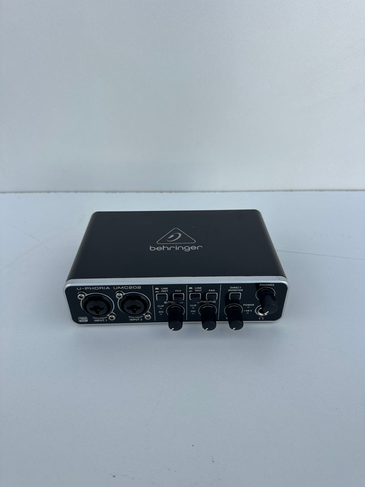 Behringer U-Phoria UMC202HD USB audio-interface 2-in/2-out, Ophalen of Verzenden, Zo goed als nieuw, Akoestische gitaar