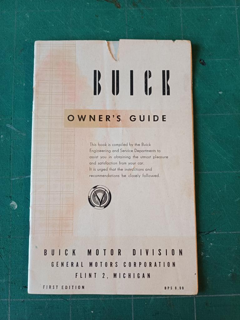 BUICK owner’s guide handboek manual origineel USA, Ophalen of Verzenden