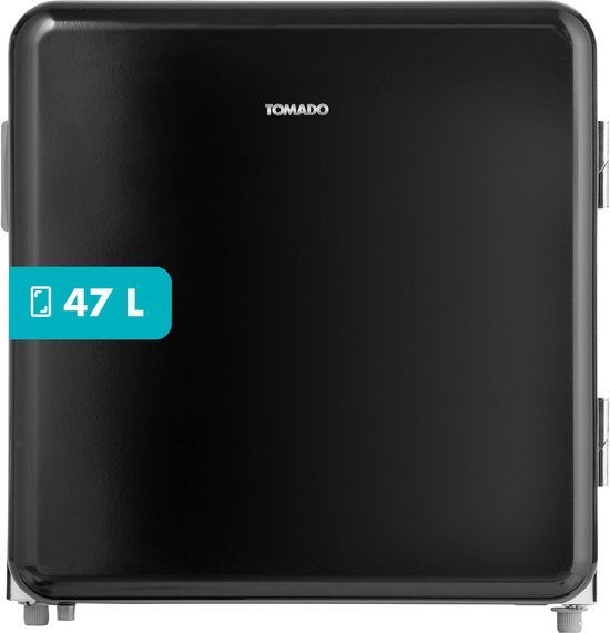 Tomado TRM4701B - Retro mini koelkast - Mini koeler, Triple J Online, Info@triplejonline.nl, De Spinnekop 9