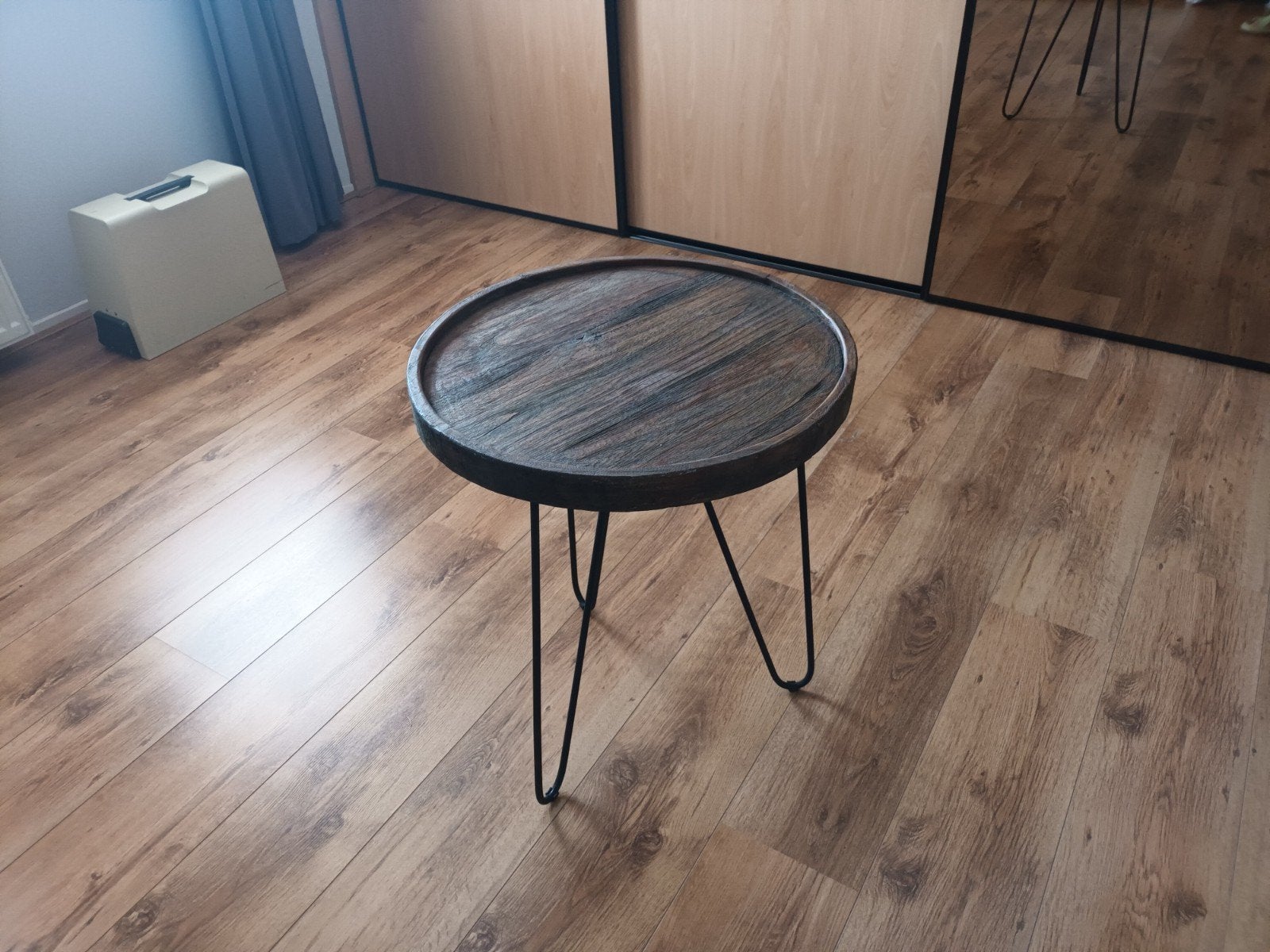 Huis en inrichting. Leuk tafeltje. Voor een gezellig hoekje., Huis en Inrichting, Tafels | Bijzettafels, 45 tot 60 cm, Minder dan 55 cm