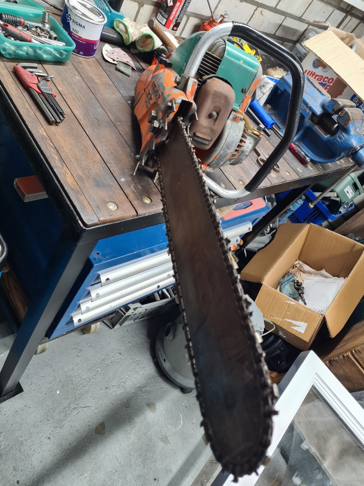 Dolmar CC Kettingzaag, Doe-het-zelf en Verbouw, Gebruikt, Kettingzaag, Ophalen of Verzenden, 30 tot 70 mm