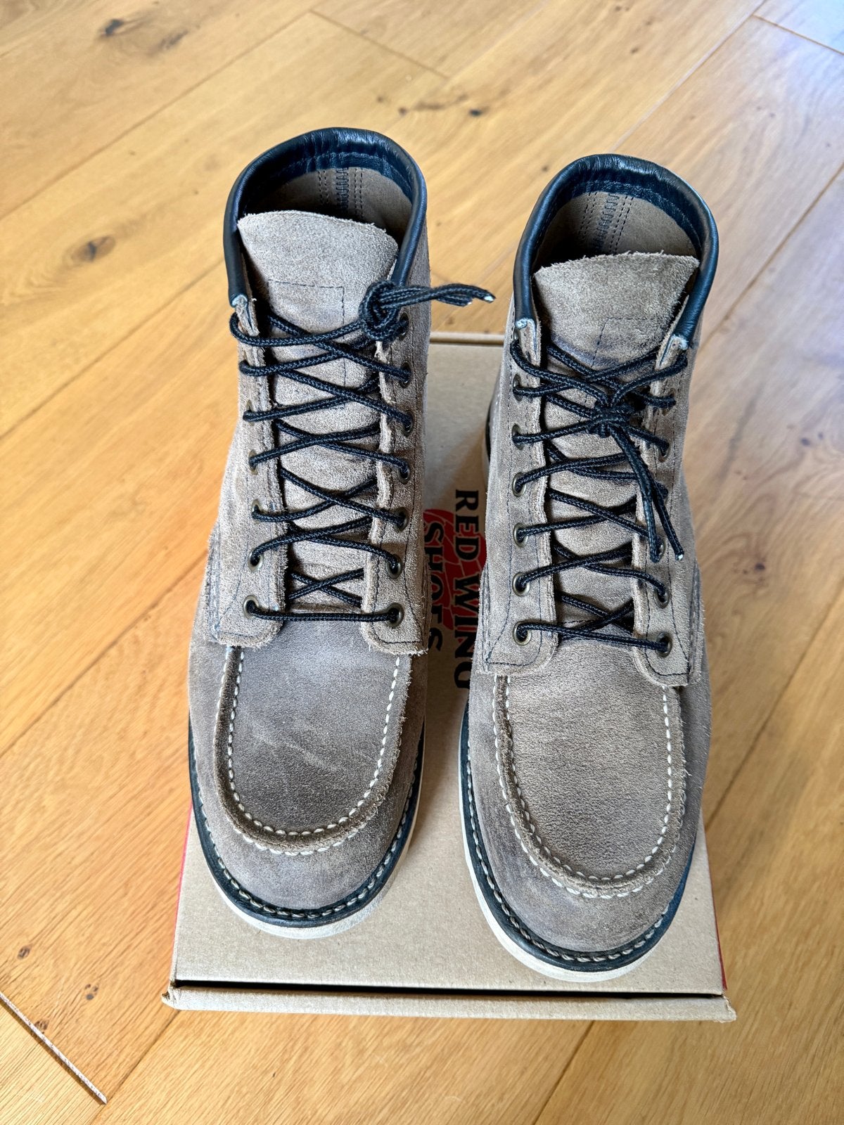 Red Wing Shoes 8863 6" Moc Toe Boots - Slate Muleskinner, Kleding | Heren, Ophalen of Verzenden, Zo goed als nieuw, Overige kleuren