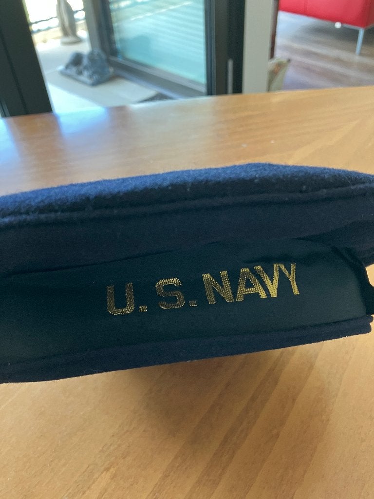 US NAVY  baret maat 7, Verzamelen, Militaria | Algemeen, Ophalen of Verzenden, Marine, Amerika, Helm of Baret