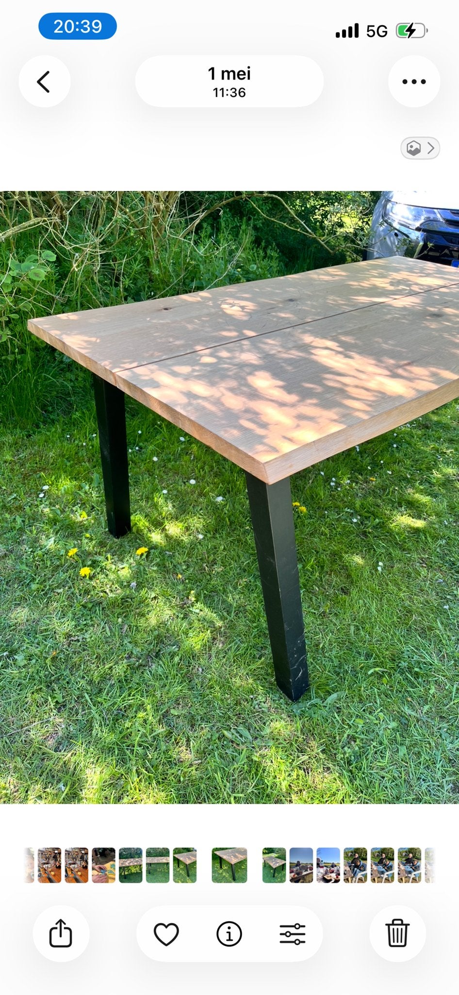 Stevige eettafel 90x160 (verlengbaar tot 205), Huis en Inrichting, Tafels | Eettafels, Zo goed als nieuw, 150 tot 200 cm, Vier personen