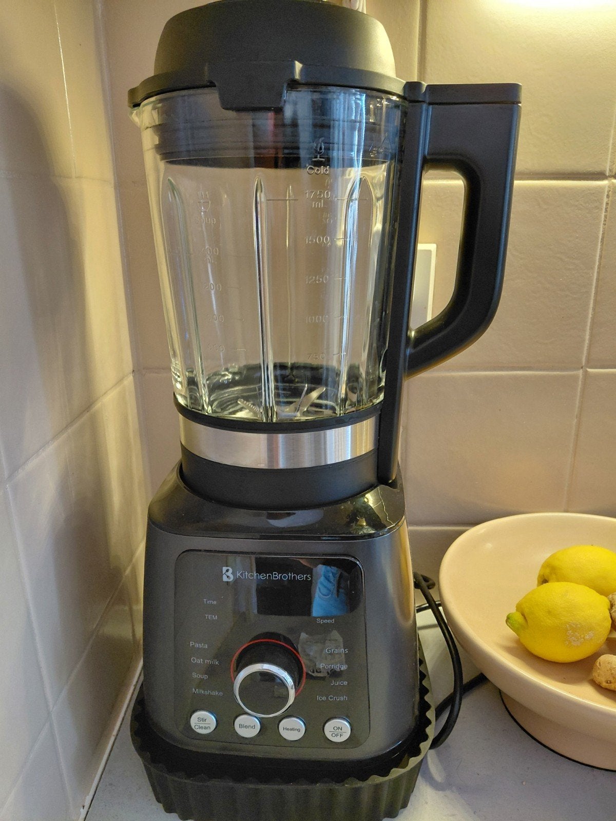KitchenBrothers Thermoblender, Witgoed en Apparatuur, Keukenmixers, 4 liter of meer, Ophalen, Nieuw, 3 snelheden of meer