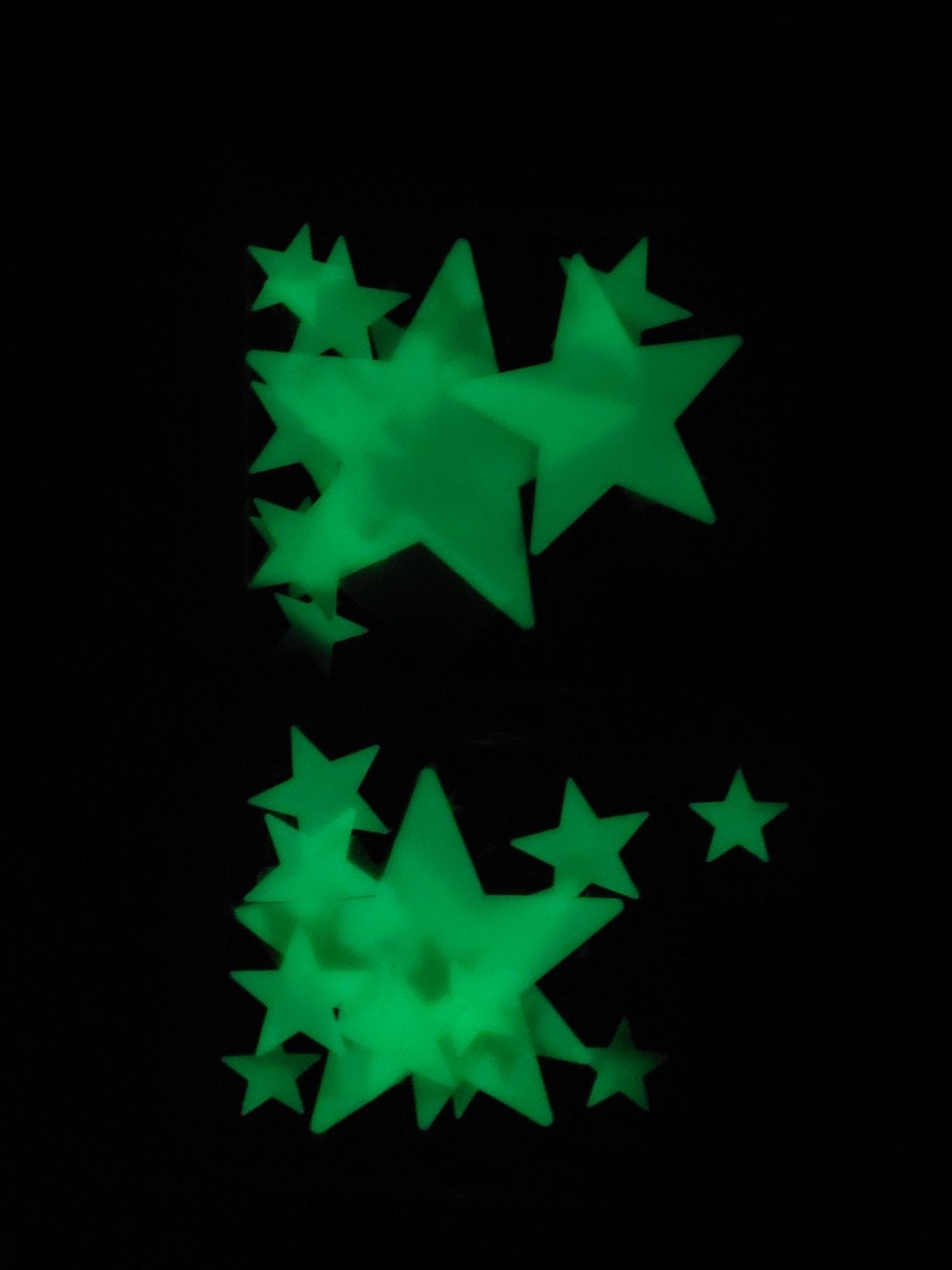 24x Glow in the dark ster sterren, Overige merken, Geel, Nieuw, Ophalen of Verzenden
