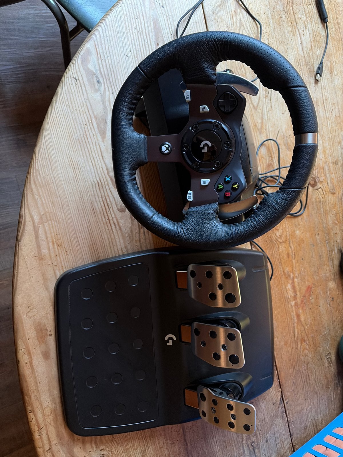 Logitech G920 Driving Force racestuur met pedalen, Racestuur, Xbox, Force feedback, Ophalen of Verzenden